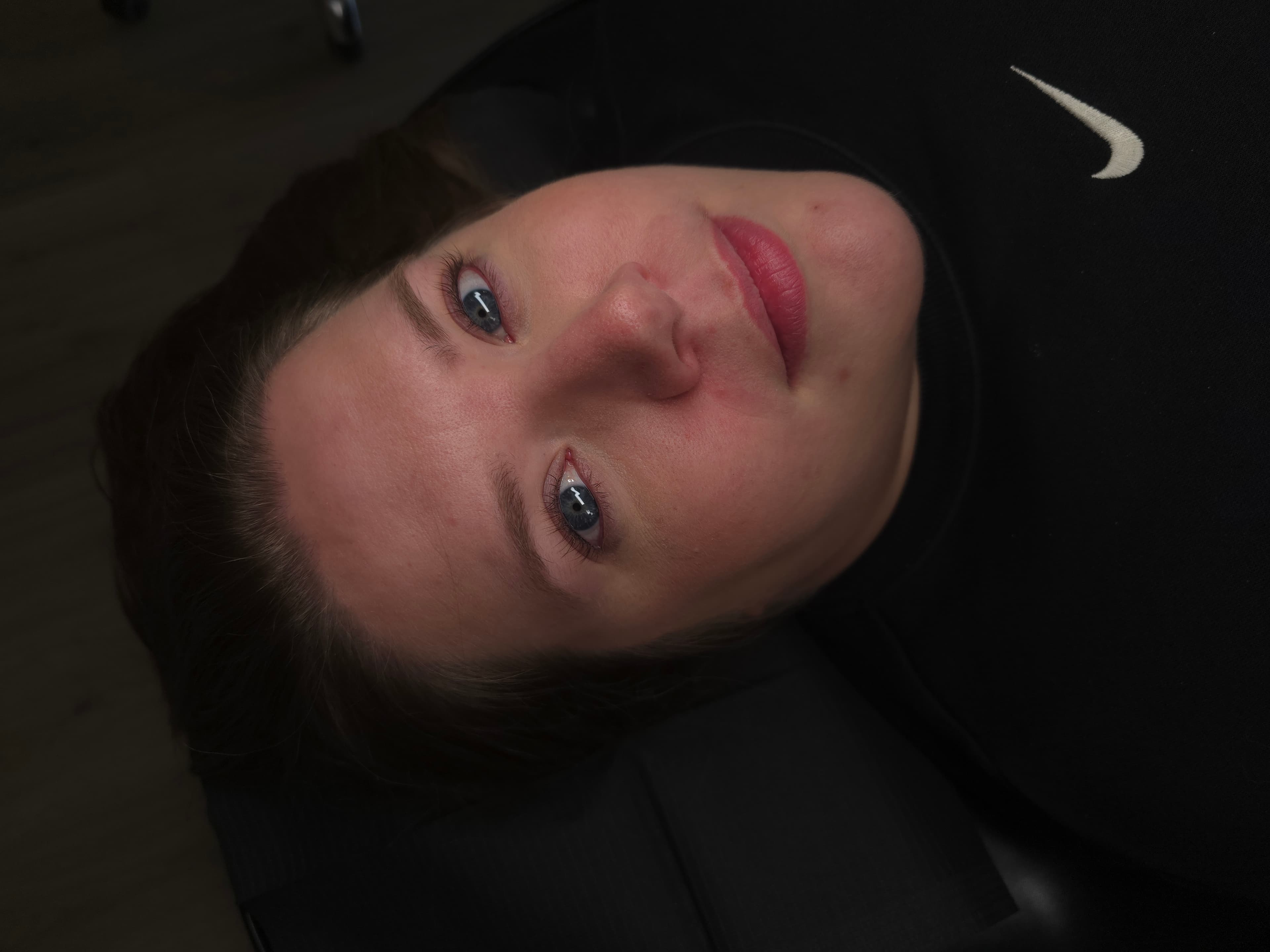 Permanent makeup resultaat wimpers en lippen