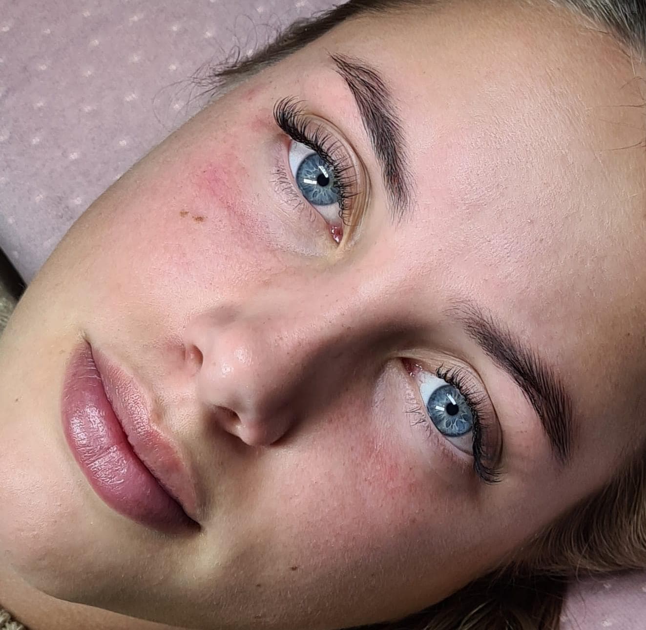 Wimperextensions close-up resultaat